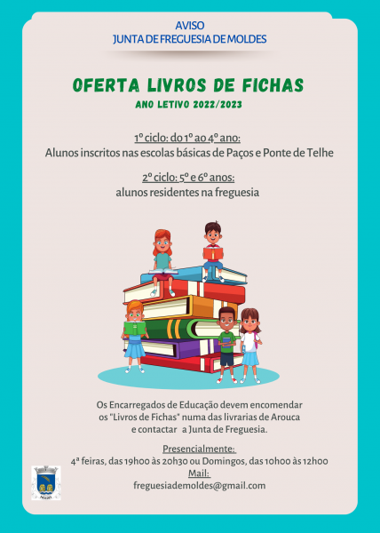 Livros de Fichas - 1º ao 6º ano  
